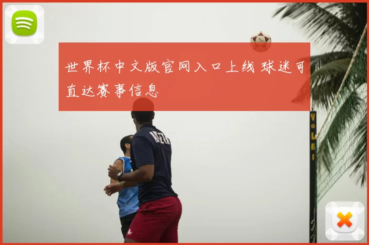 世界杯中文版官网入口上线 球迷可直达赛事信息