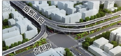 玻璃厂路高架改造提升工程进入关键阶段，桩基施工全面启动
